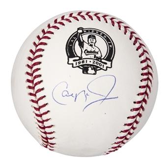 Cal Ripken Jr Signed OML Selig Baseball (MLB Authenticated & Steiner)